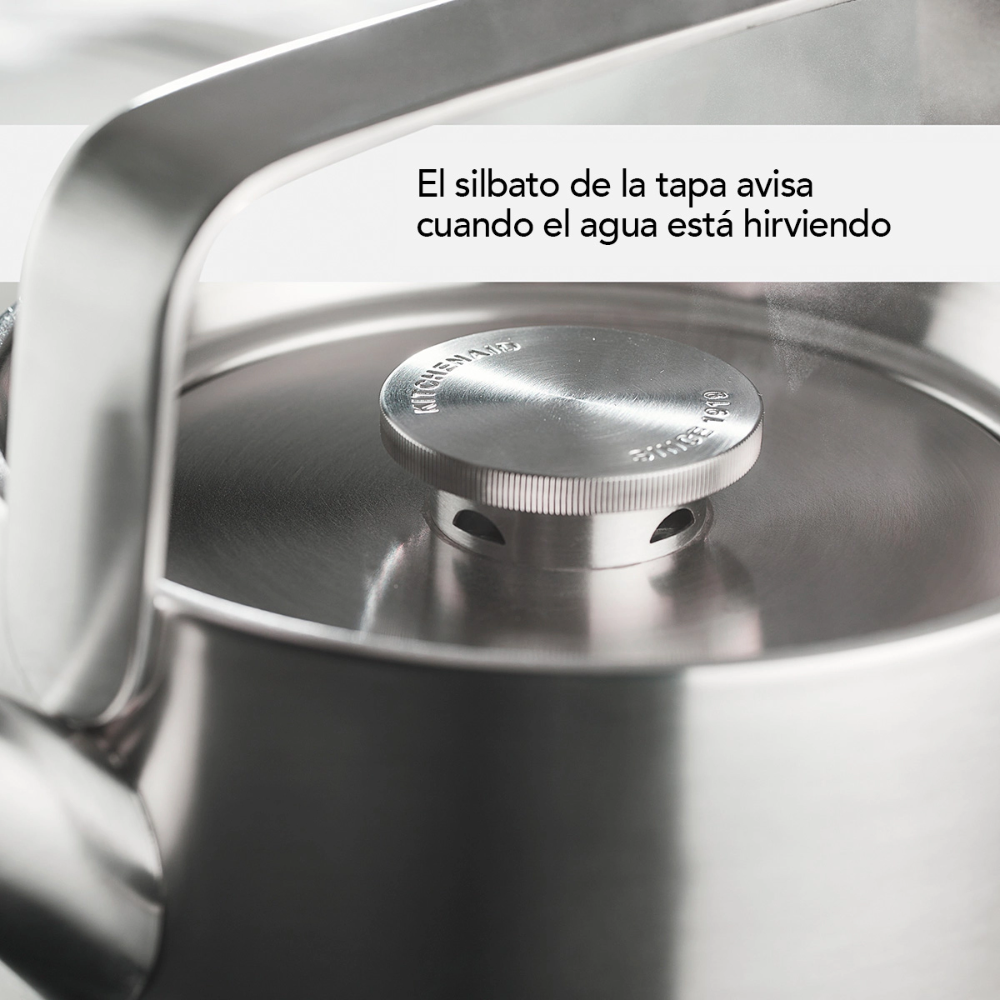 Pava Silbadora Acero Inox Kitchenaid 48562 1,8L Acero Cepillado