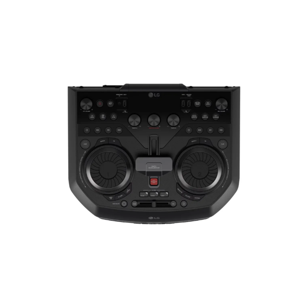 Torre LG OK99M 2000W XBoom Pro Dj Wheel Karaoke Star Microfono inalambrico