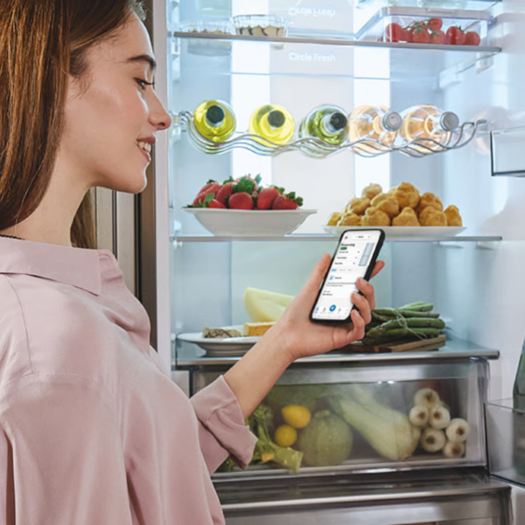 Heladera Combi CANDY CCG2T718EX 442 Lts Inverter Freezer Inferior No Frost Silver