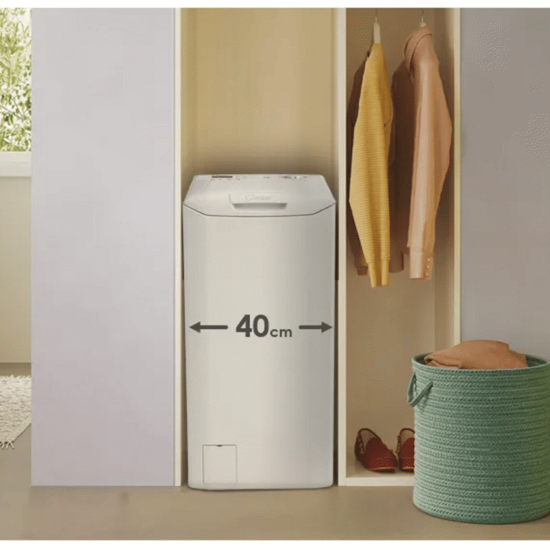 Lavarropas CANDY CSTG272D1 Carga Superior 7 kg 1200 RPM Blanco