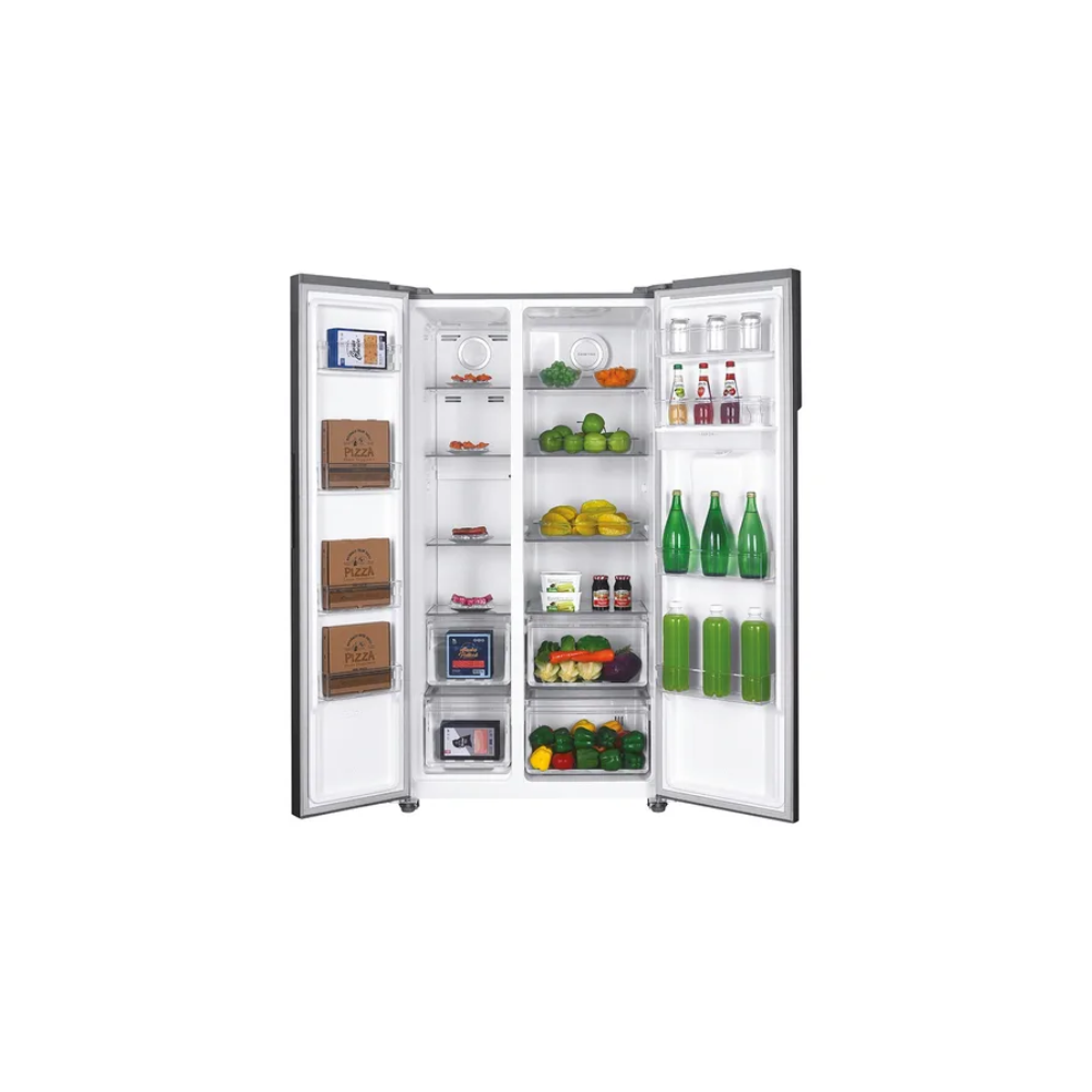 Heladera Doble Puerta CANDY CHSBSO6174 529 Lts Inverter Dispenser de Agua Silver