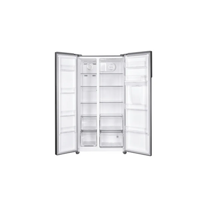 Heladera Doble Puerta CANDY CHSBSO6174 529 Lts Inverter Dispenser de Agua Silver