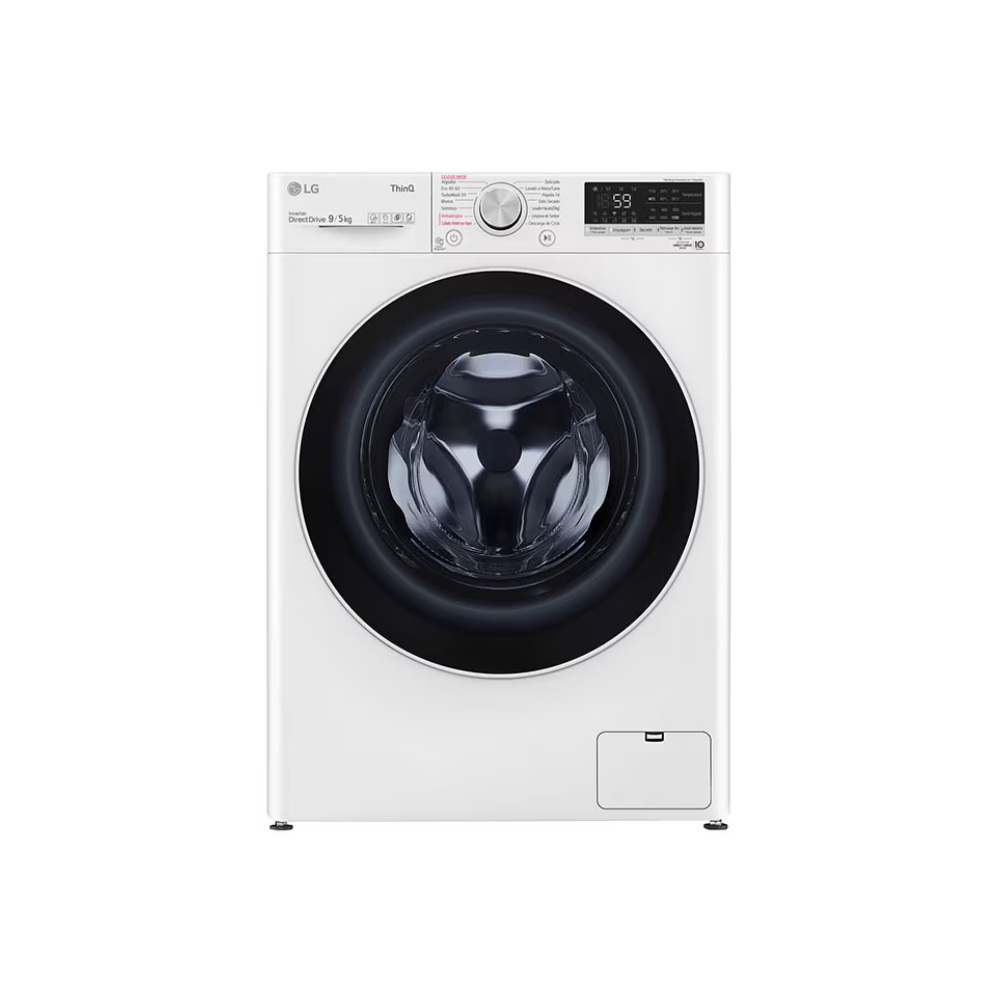 Lavasecarropas LG WD90WVC4S6  9/5 Kg AI DD Inverter Direct Drive Steam Blanco