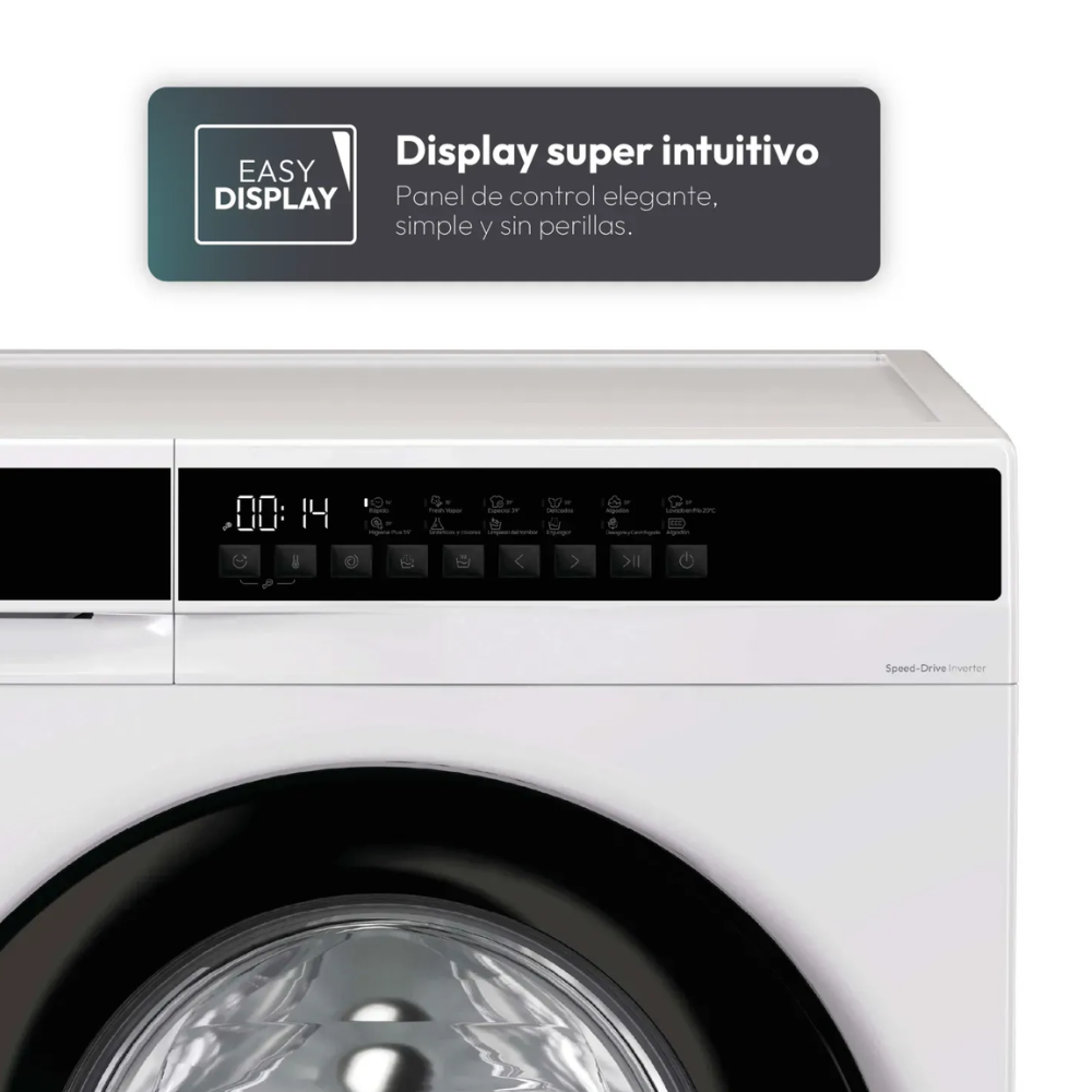 Lavarropas CANDY EY26SB7-12 PROWASH 6,5 kg   Inverter 1200 RPM   Blanco