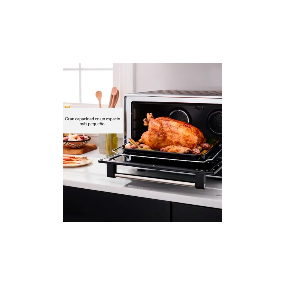 Hornito Eléctrico KITCHENAID RKCO224RBM Air Fryer Convección Dual 22 Lts Black