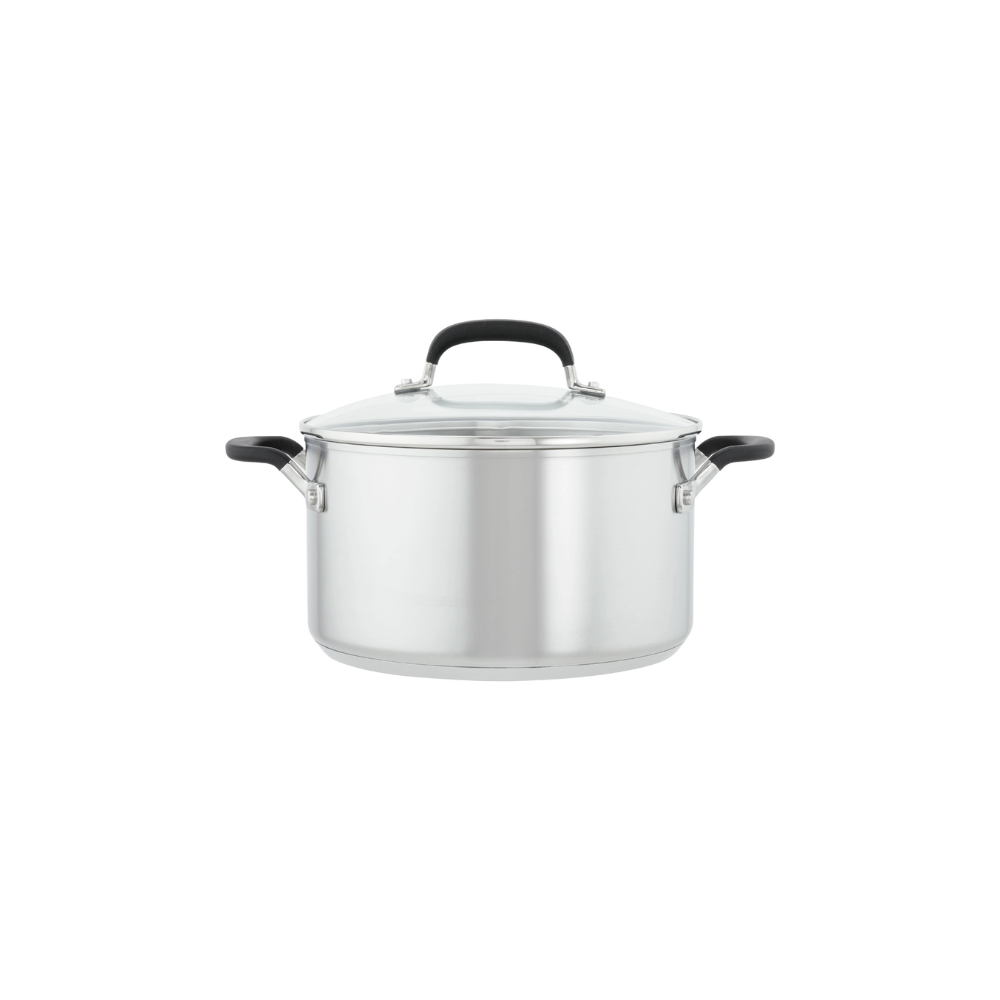 Batería De Cocina KitchenAid 71017 10 Piezas Inducción Acero Inox Gris