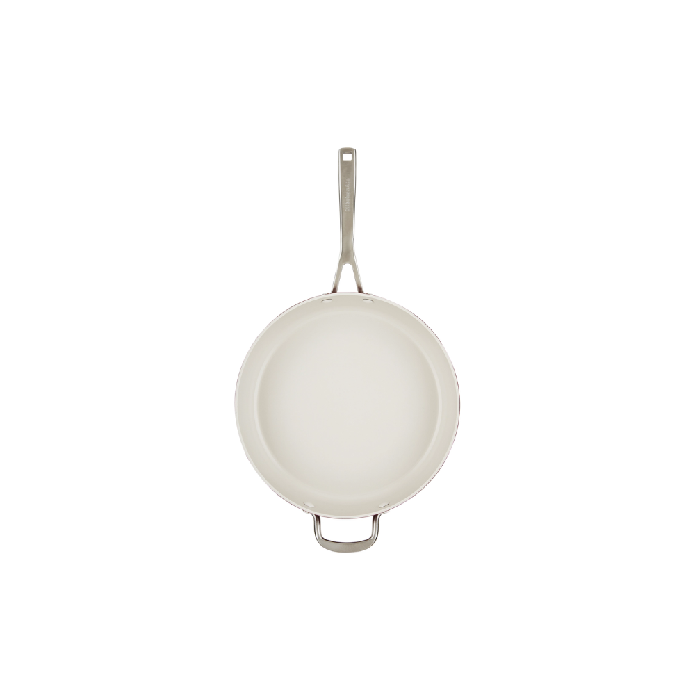 Sartén Kitchenaid 84849 C/Tapa Antiadherente Cerámico Anodizado Duro 4,7L Rojo (Tai)