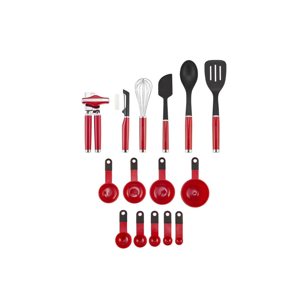 Set De Utensilios KitchenAid KO447BXERI 15 Piezas Rojo (Chi)