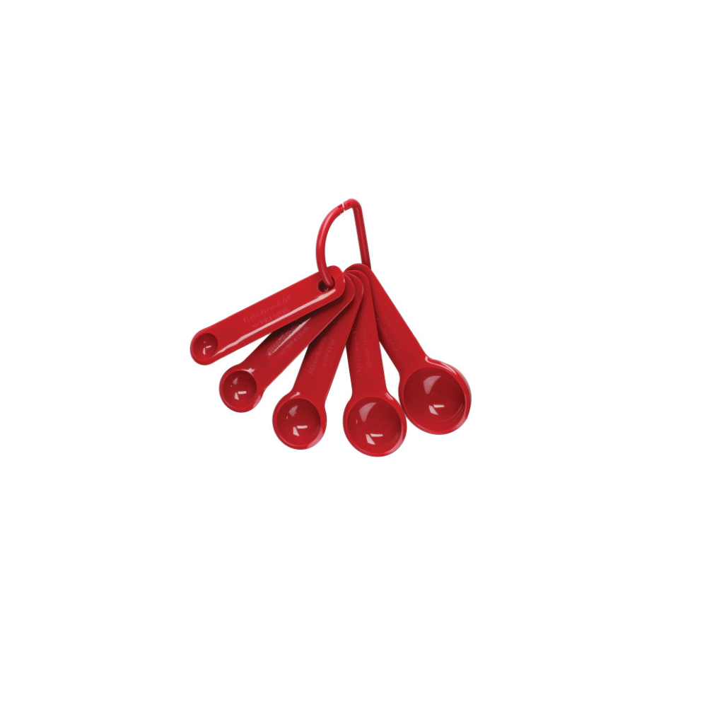 Set Cucharas Medidoras KitchenAid KQG057OHERE 5 Piezas Rojo (Chi)