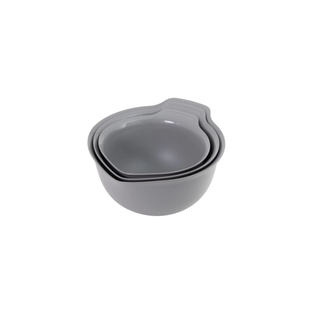 Set de 3 Bowl de Mezcla KitchenAid KQG175OSCGG Gris (Chi)