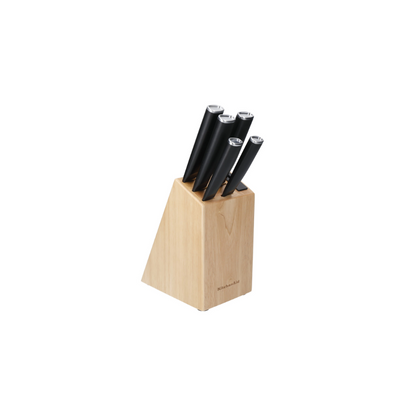 Taco De Cuchillos Kitchenaid Ke5pstanobg 5 Piezas Abedul