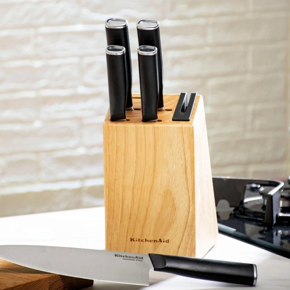 Taco De Cuchillos Kitchenaid Ke5pstanobg 5 Piezas Abedul