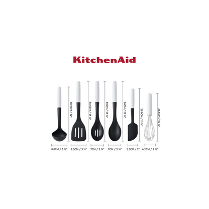 Set De Utensilios Kitchenaid Kqg469bxwhg 6 Piezas Blanco