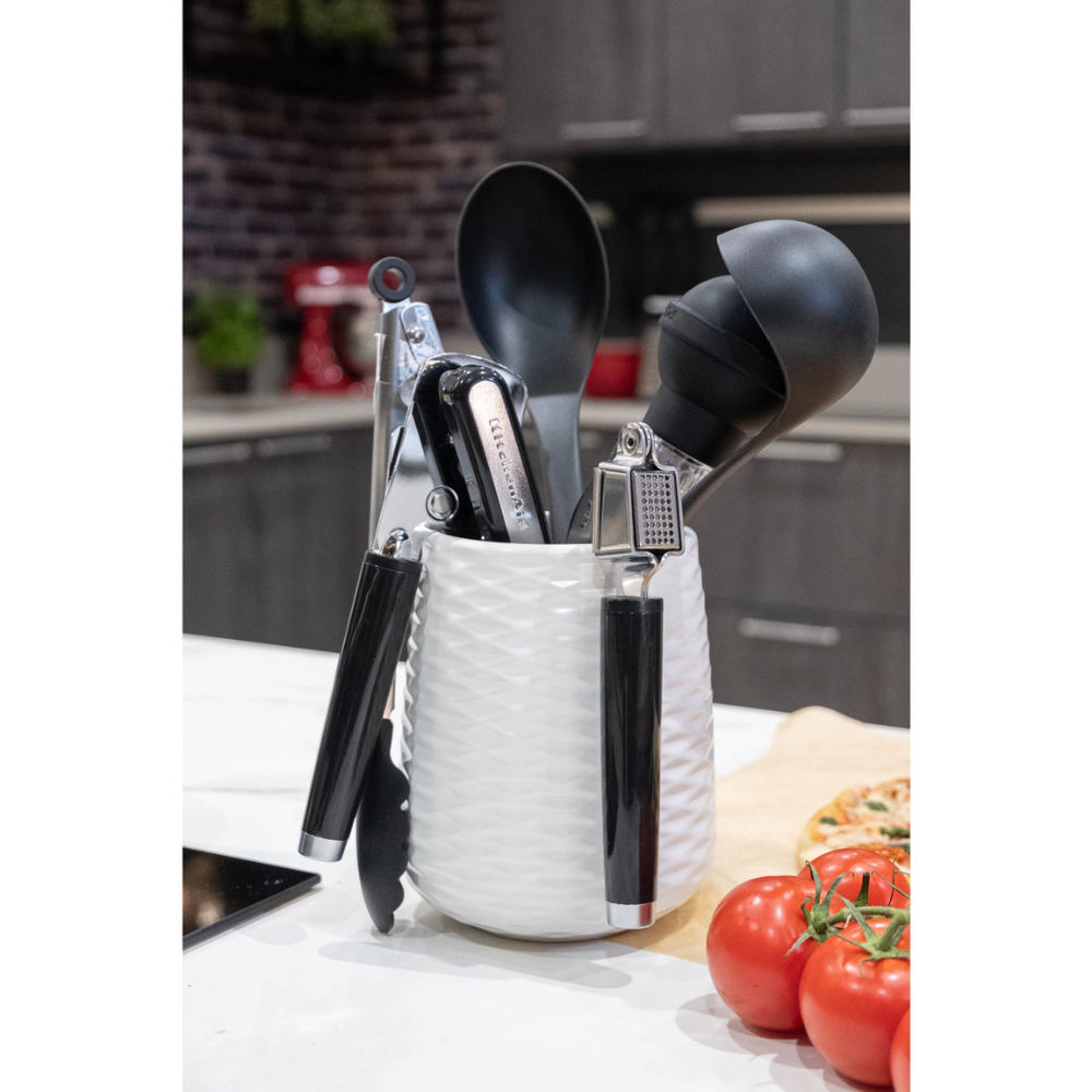 Set De Utensilios Kitchenaid Kqg561bxobe 6 Piezas Soporte Ceramico (China)