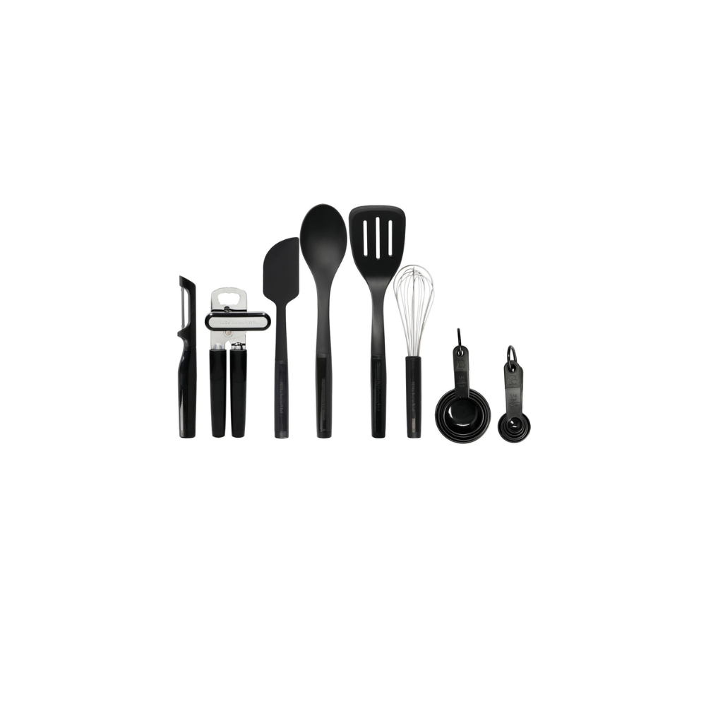 Set De Utensilios Kitchenaid Kqg447bxobe 15 Piezas Negro (China)