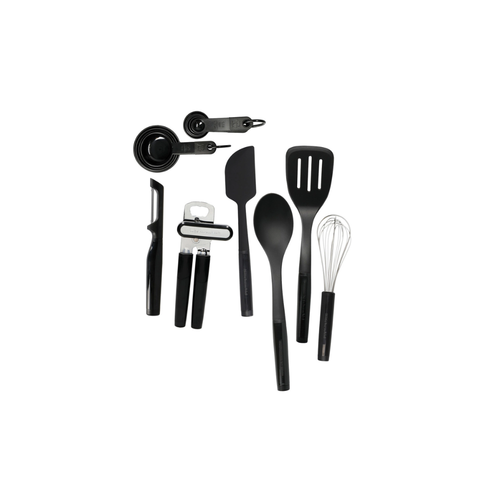 Set De Utensilios Kitchenaid Kqg447bxobe 15 Piezas Negro (China)