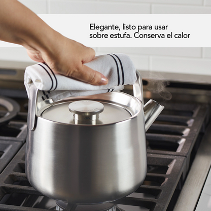Pava Silbadora Acero Inox Kitchenaid 48562 1,8L Acero Cepillado