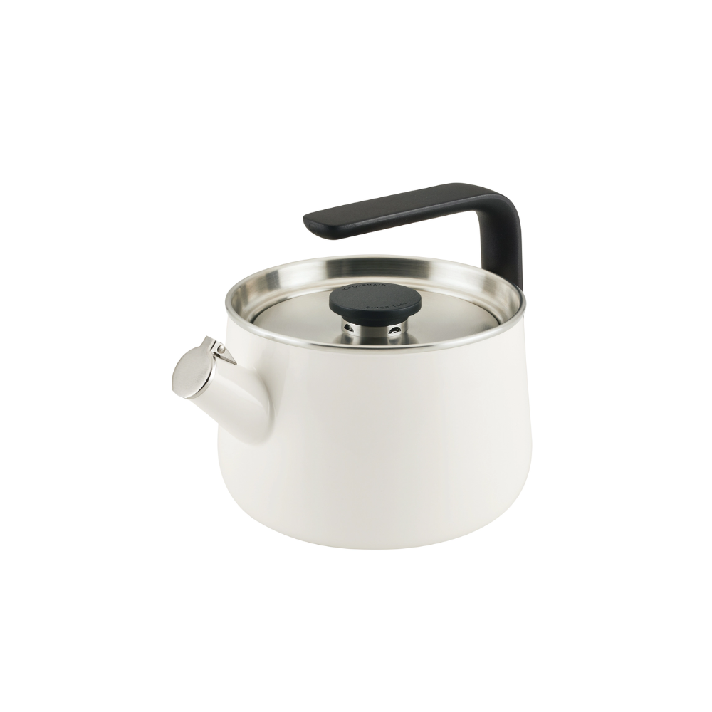 Pava Silbadora Esmaltada Kitchenaid 49080 Inducción 1,9L Blanca