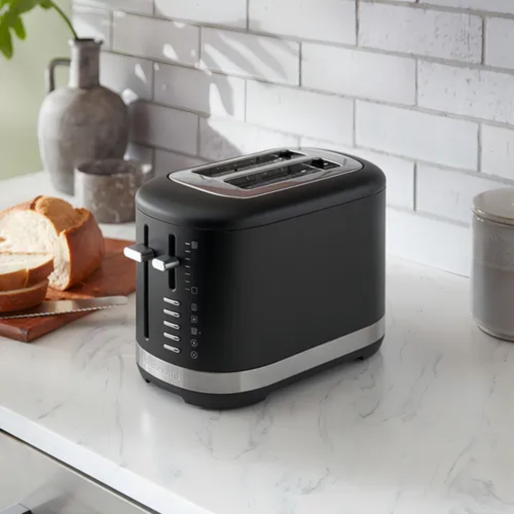 Tostadora KITCHENAID LKMT2109RBM 2 BAHIAS Extra grandes 5 funciones 7 niveles Metal Negro Matte