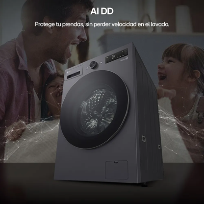 Lavasecarropas LG WD20EGNTSPG  20 Kg Lavado 10 Kg Secado Inverter Lavado con IA & Vapor Silver