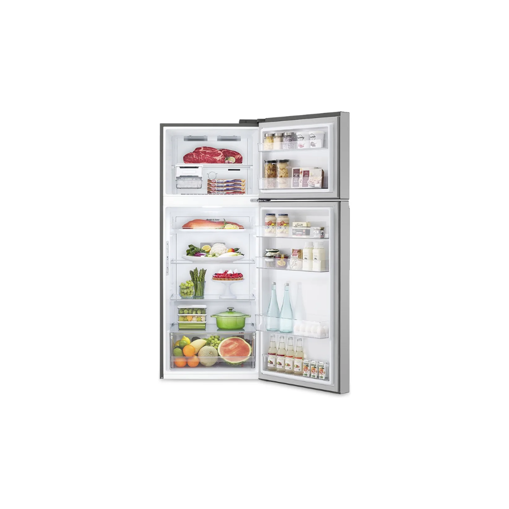 Heladera LG VT40MPY 395 Lts Inverter Freezer superior No frost  Silver