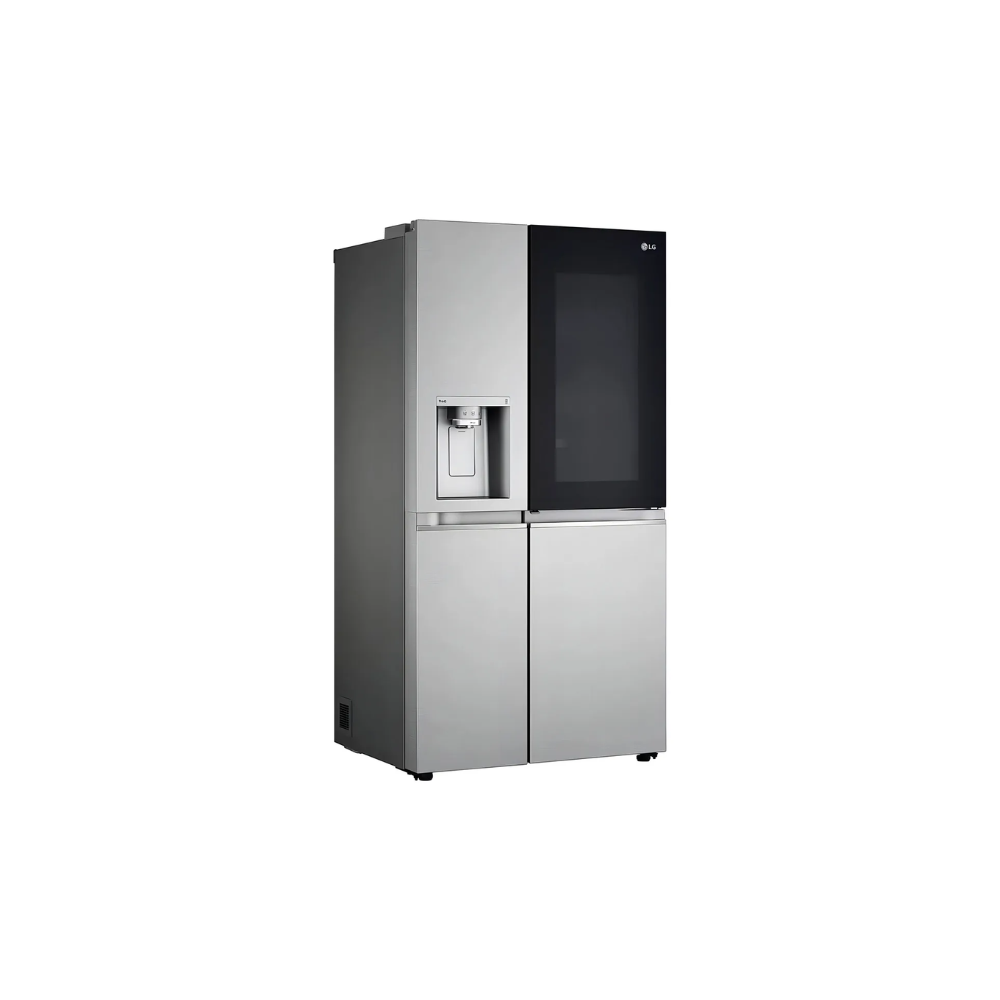 Heladera Doble Puerta LG GS66SXSC 570 Lts INVERTER Instaview  Dispenser de agua Ice Maker, WiFi Silver