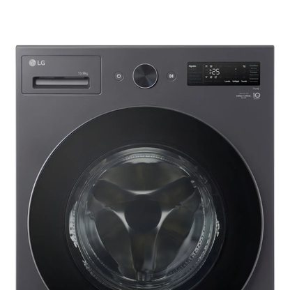 Lavasecarropas LG WD15EGNTSPG  15 Kg Lavado 8 Kg Secado Inverter Lavado con IA & Vapor Gris Mate