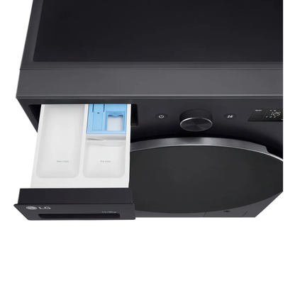 Lavasecarropas LG WD15EGNTSPG  15 Kg Lavado 8 Kg Secado Inverter Lavado con IA & Vapor Gris Mate