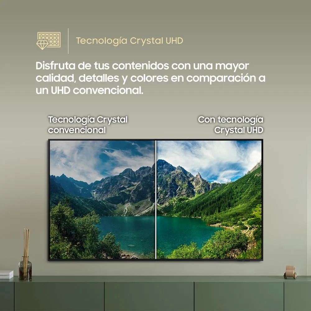 TV 50 SAMSUNG Crystal Smart UHD 4K  UN50U8000FGCZB