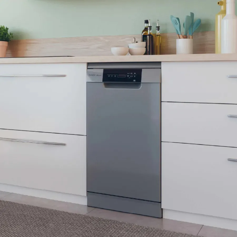 Lavavajillas CANDY CDPH2D1047  10 Cubiertos 45 CM Silver