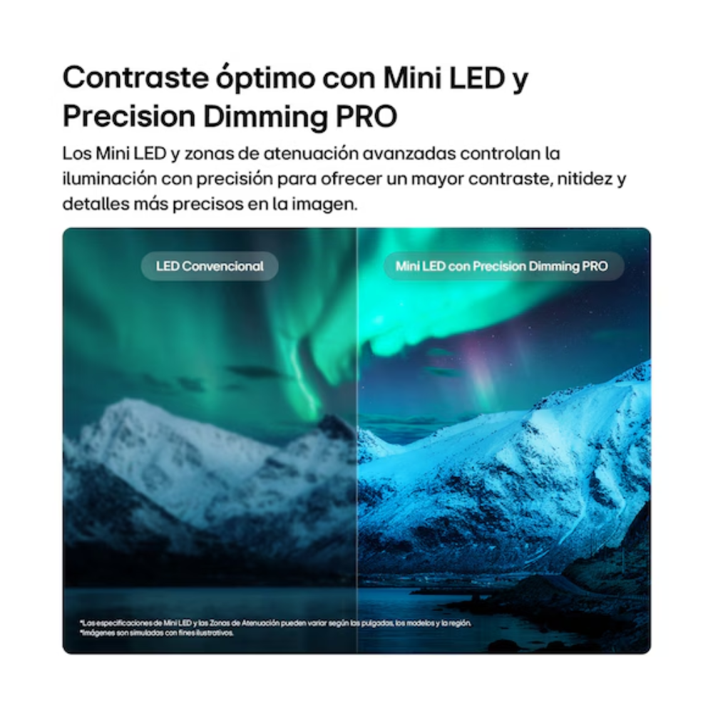 TV 100QNED85BS LG QNED evo AI 100" 4K UHD · Smart TV Mini LED Dynamic QNED Color Pro  Precision Dimming Pro  Procesador α8 AI 4K  HDR  webOS con IA