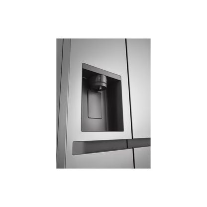 Heladera Side by Side LG GS66SPPT 638 L Inverter No Frost Multi Air Flow Ice & Water Dispenser Smart Diagnosis  Silver