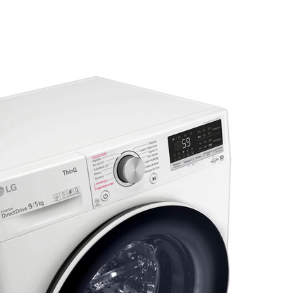 Lavasecarropas LG WD90WVC4S6  9/5 Kg AI DD Inverter Direct Drive Steam Blanco