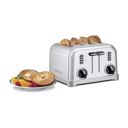 Tostadora Cuisinart CPT180AR  4 Ranuras  1800W  Acero Inoxidable