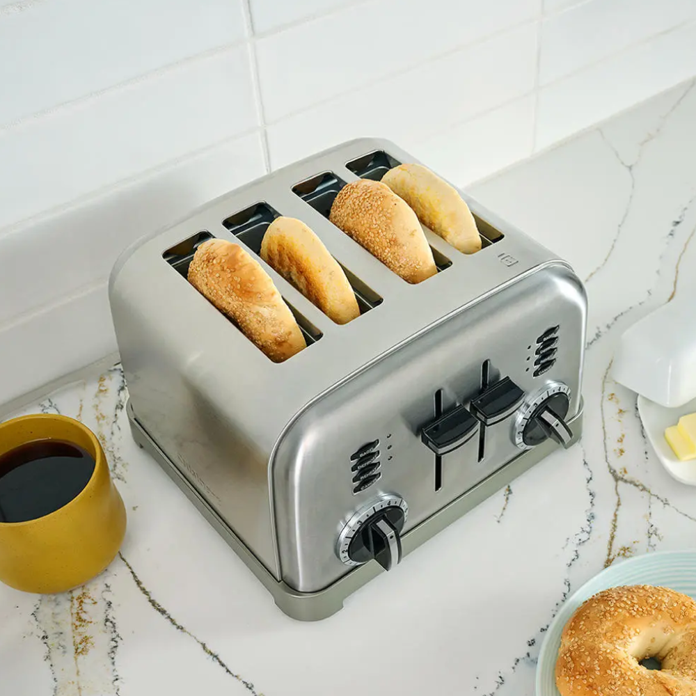 Tostadora Cuisinart CPT180AR  4 Ranuras  1800W  Acero Inoxidable