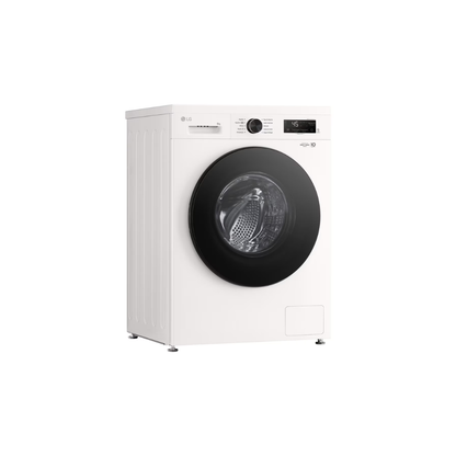 Lavarropas LG WM80GWVFS6  Carga Frontal 8 Kg Inverter 1200 RPM Lavado a Vapor Blanco