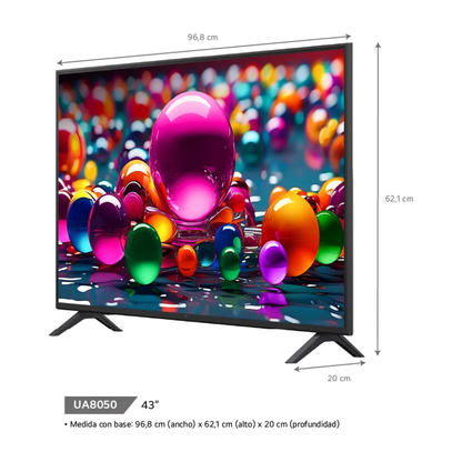 Smart TV 43” LG Smart UHD 4K  43UA8050PSA