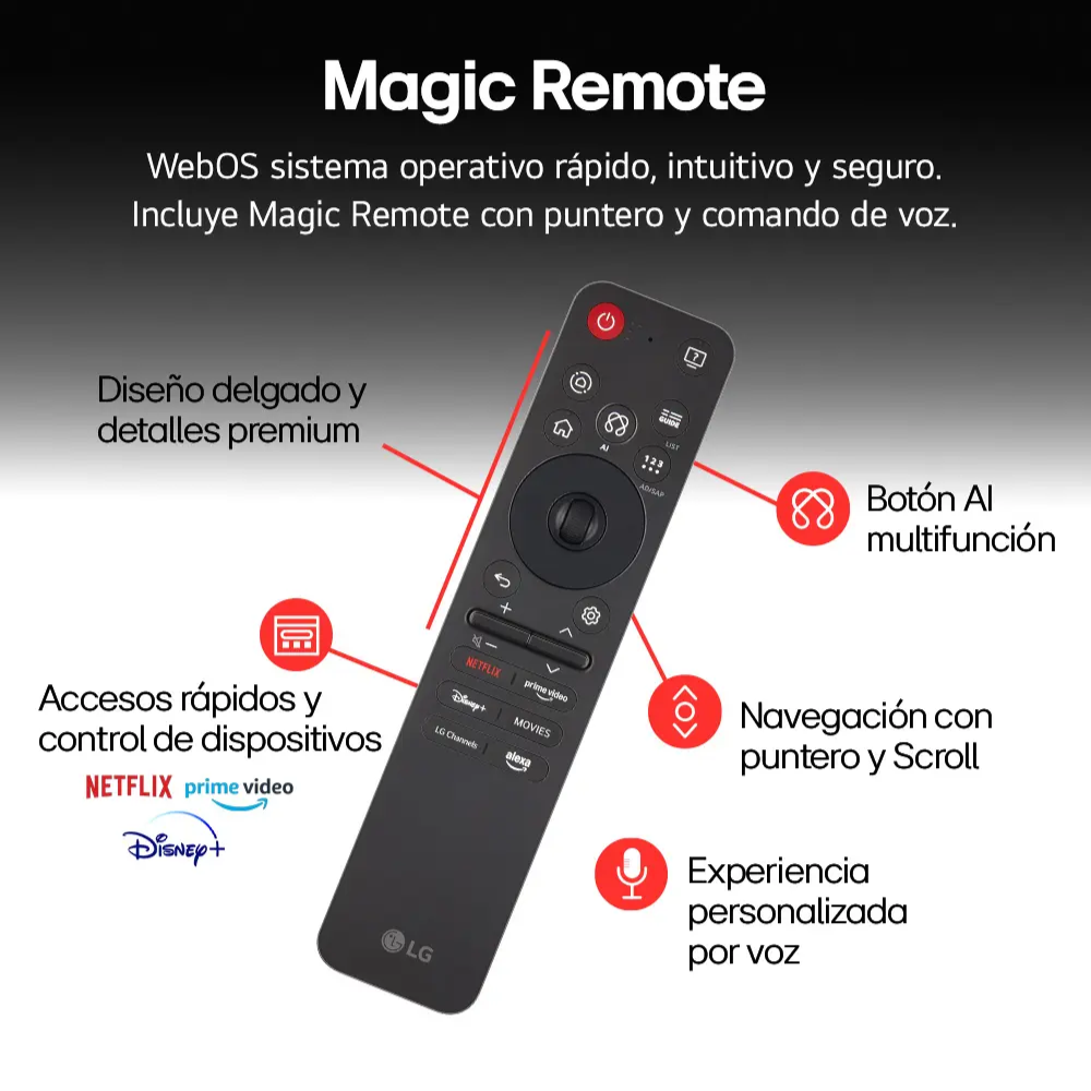 Smart TV 43” LG Smart UHD 4K  43UA8050PSA