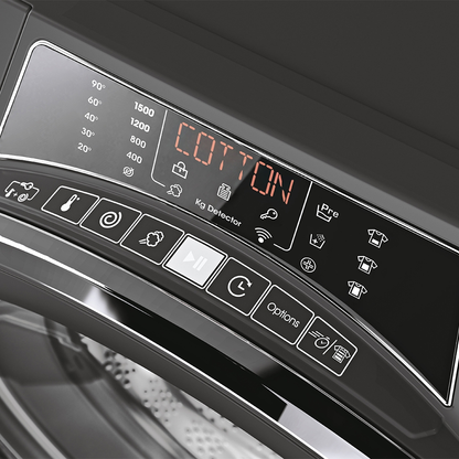 Lavarropas CANDY FRONTAL RO1696DWHC7R-12 9KG 1600 RPM SMART WIFI SILVER